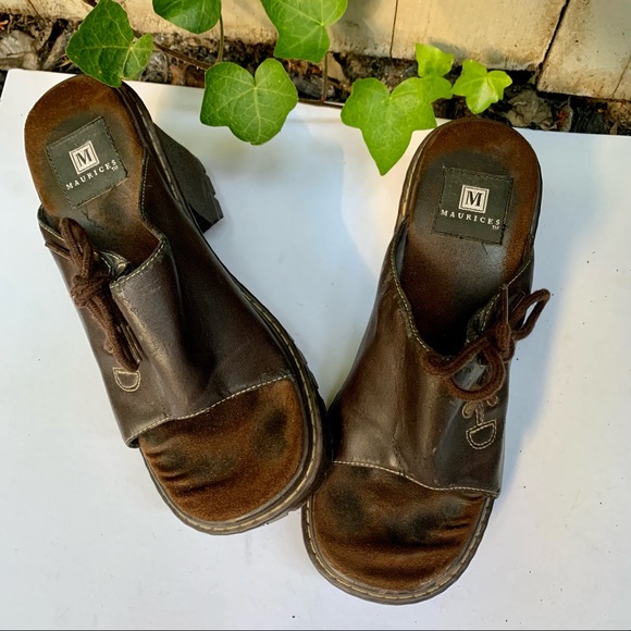 Vintage Y2K Chunky Lug Sole Platform Slides! - Picture 13 of 14